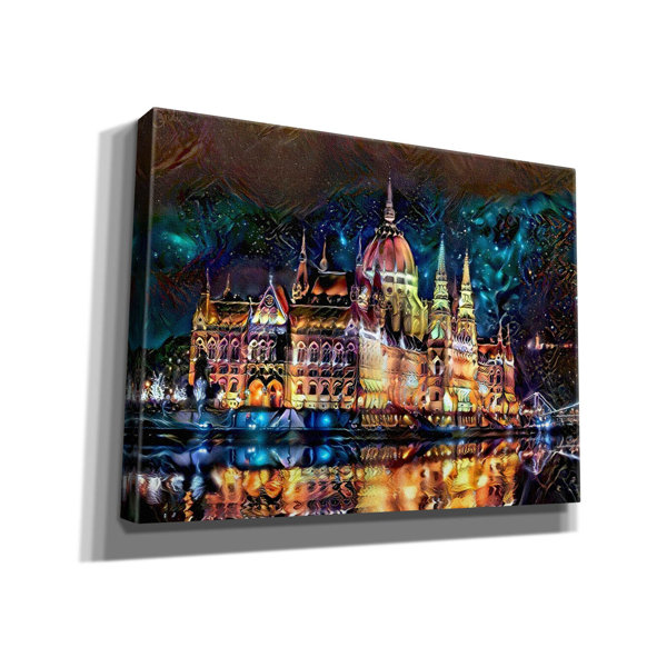 Winston Porter " Budapest Hungary Parliament At Night " Wayfair